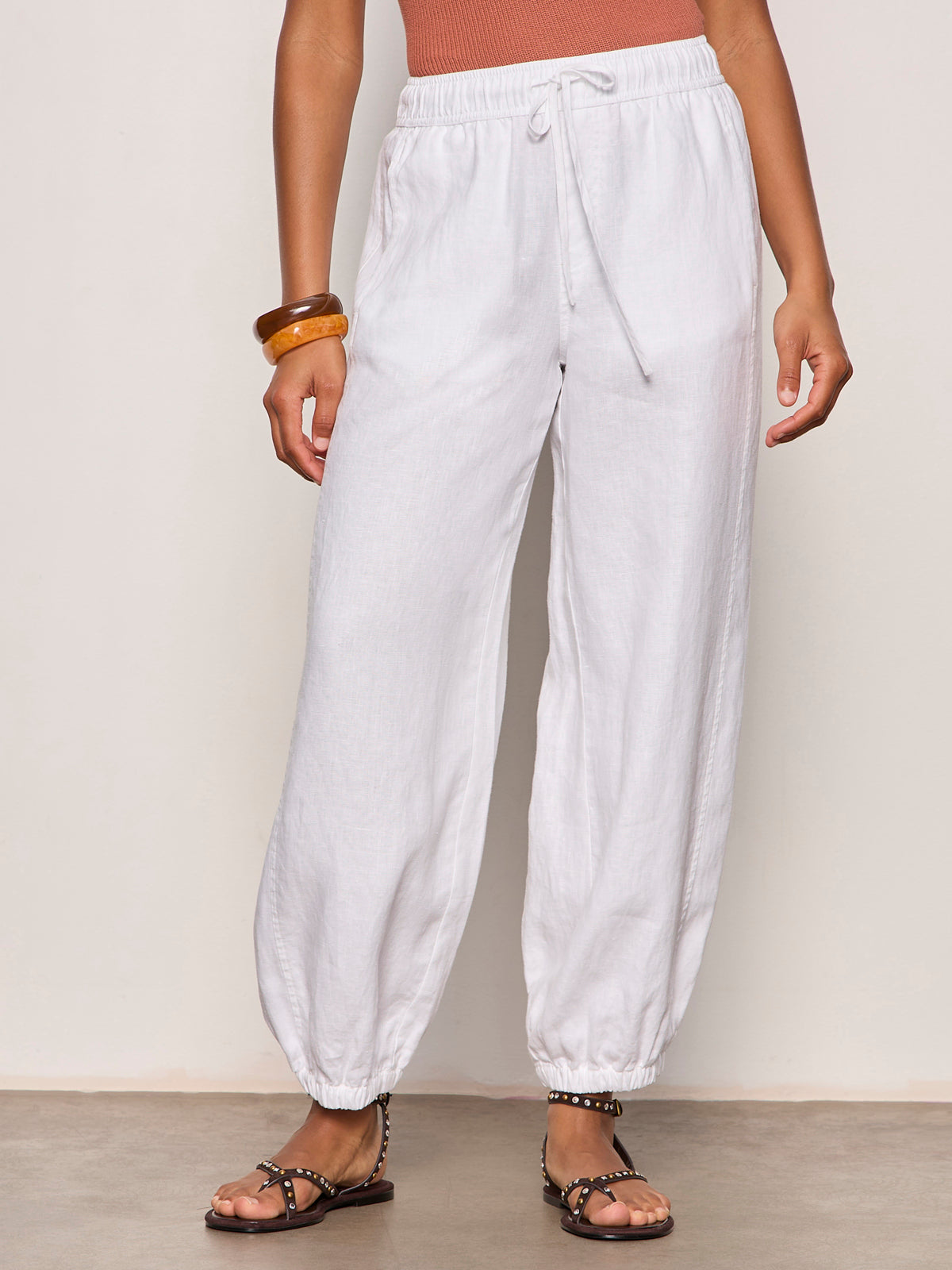 MELODY MICRO LINEN BALLOON WHITE - Sanctuary Clothing