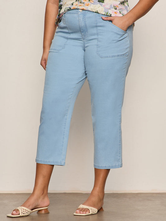 Retreat Crop Jean Skyline Extended Sizing - Sanctuary Clothing