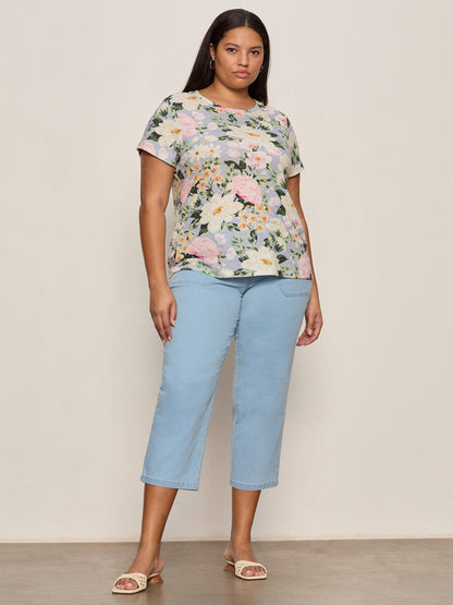 Retreat Crop Jean Skyline Extended Sizing - Sanctuary Clothing