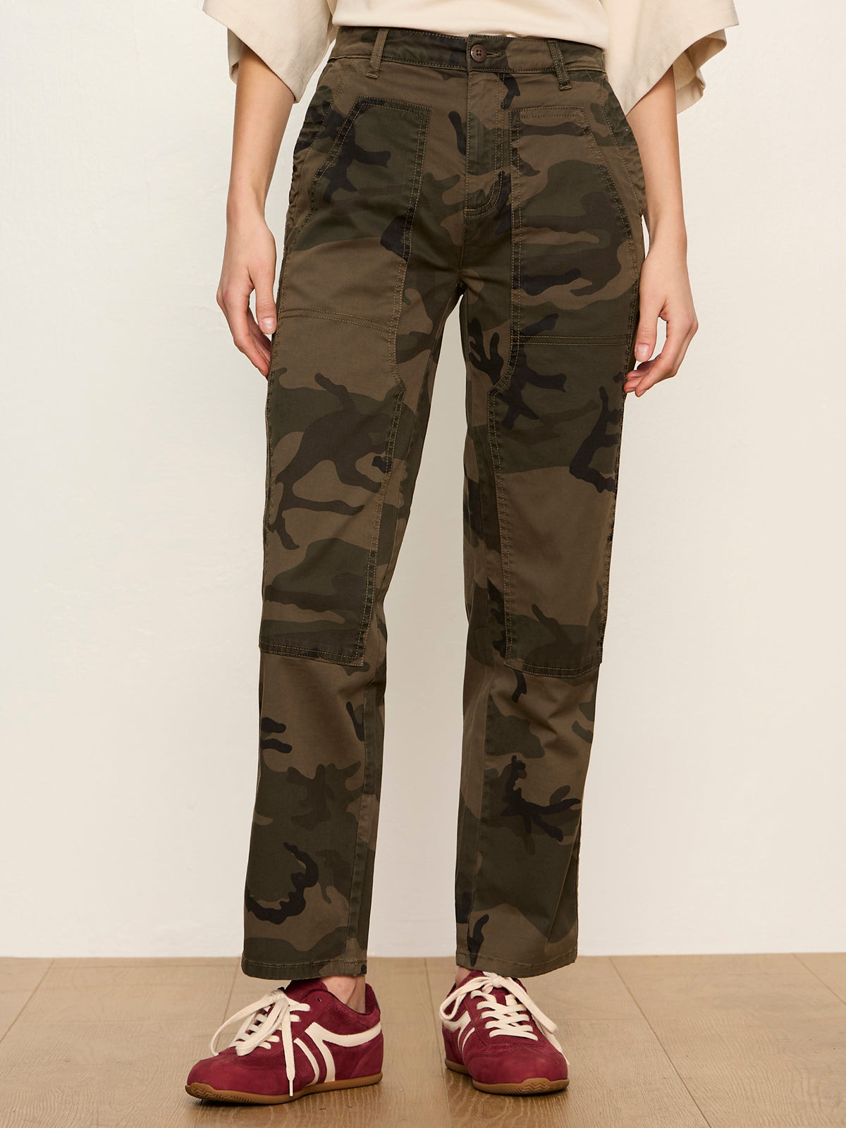 Riot Pant Hiker Camo Petite Sizing - Sanctuary Clothing