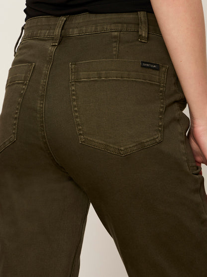 Insider Bootcut Pant Kalamata Petite Sizing - Sanctuary Clothing