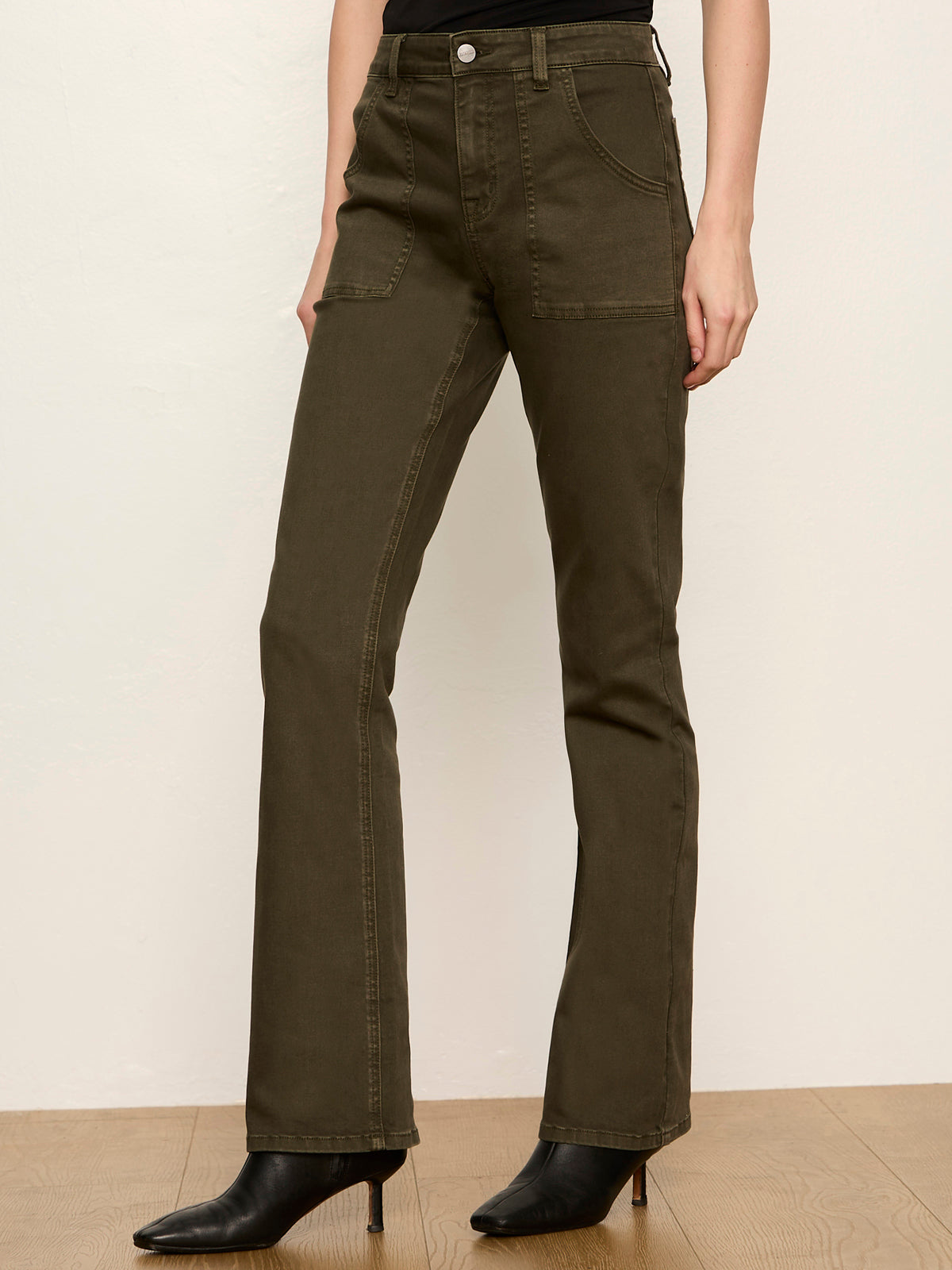 Insider Bootcut Pant Kalamata Petite Sizing - Sanctuary Clothing