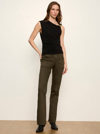 Insider Bootcut Pant Kalamata Petite Sizing - Sanctuary Clothing