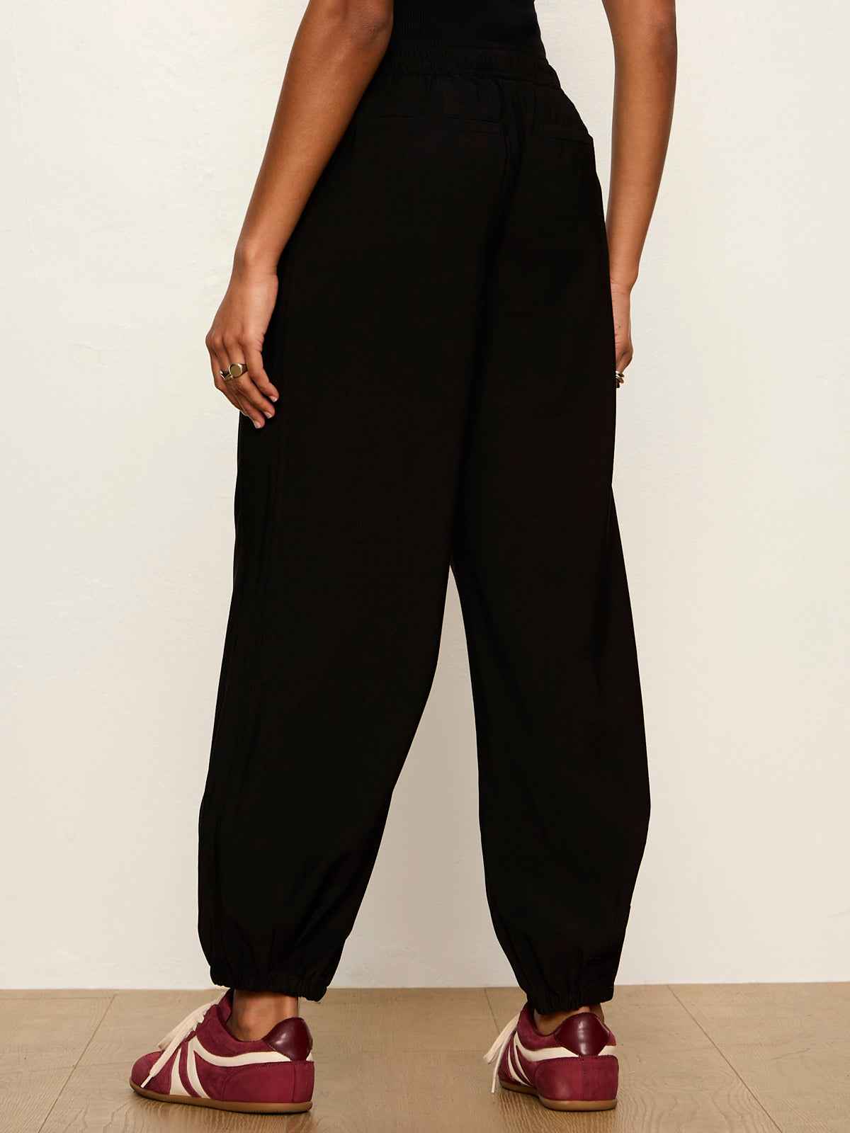 Micro Balloon Pant Black Petite Sizing - Sanctuary Clothing