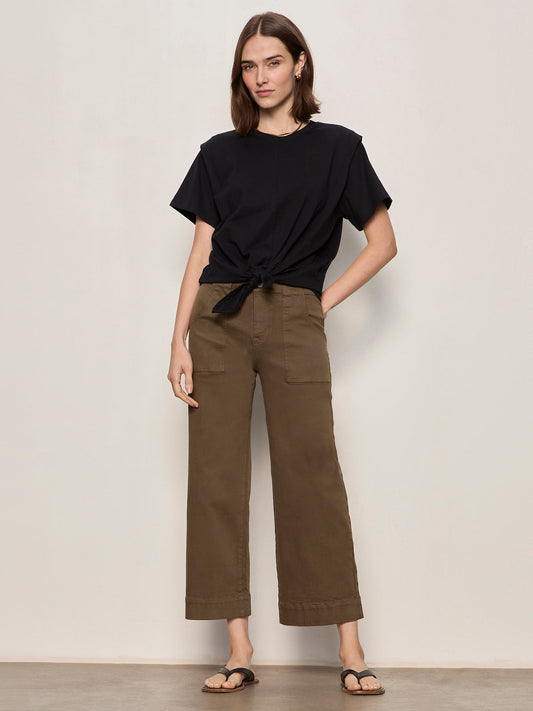 INSIDER CROP FORAGE GREEN - Sanctuary Clothing