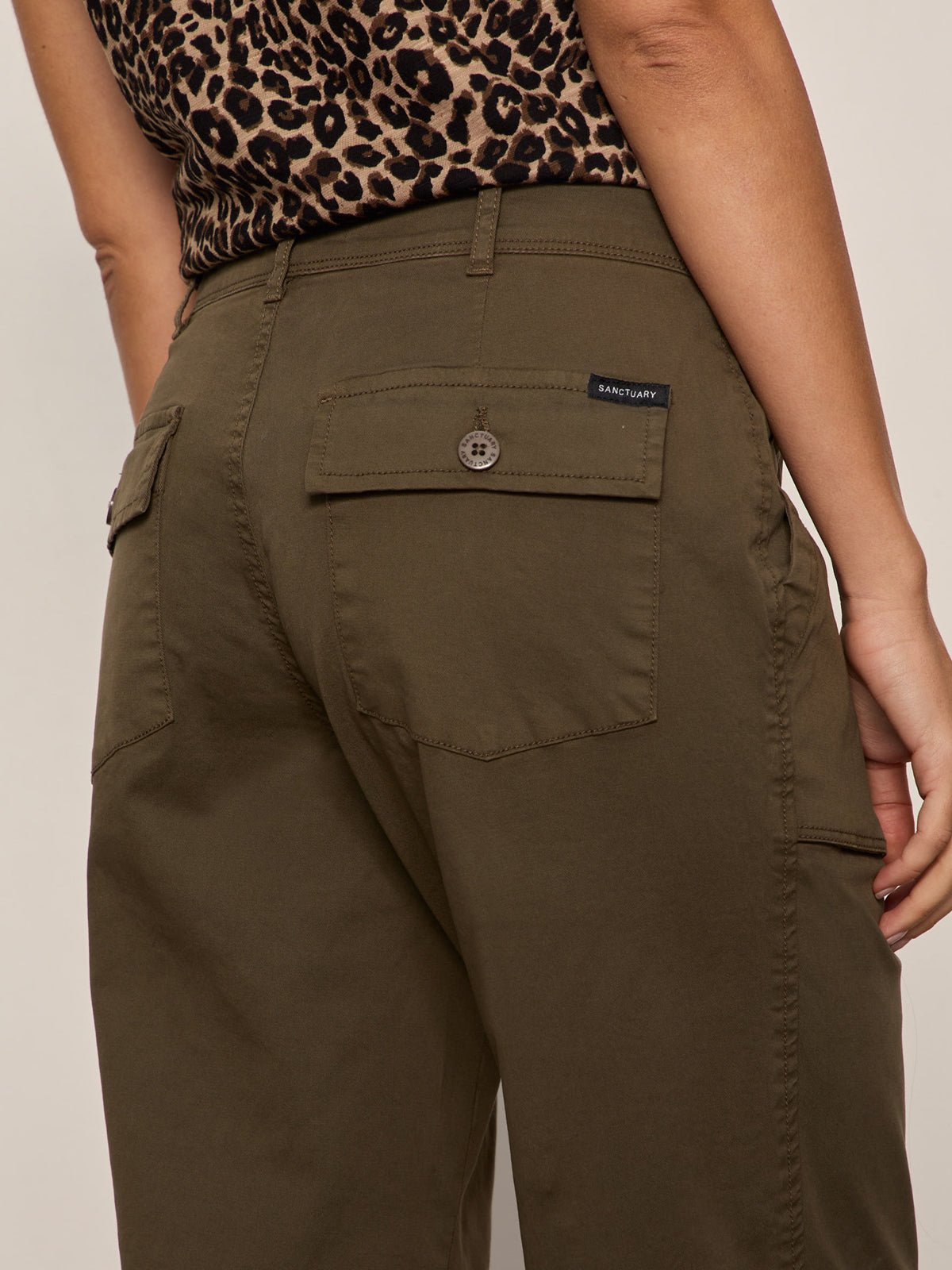 Ranger Pant Burnt Olive Petite Sizing - Sanctuary Clothing