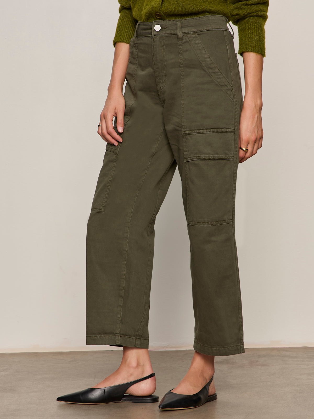 Boyfriend Utility Pant Kalamata Petite Sizing - Sanctuary Clothing