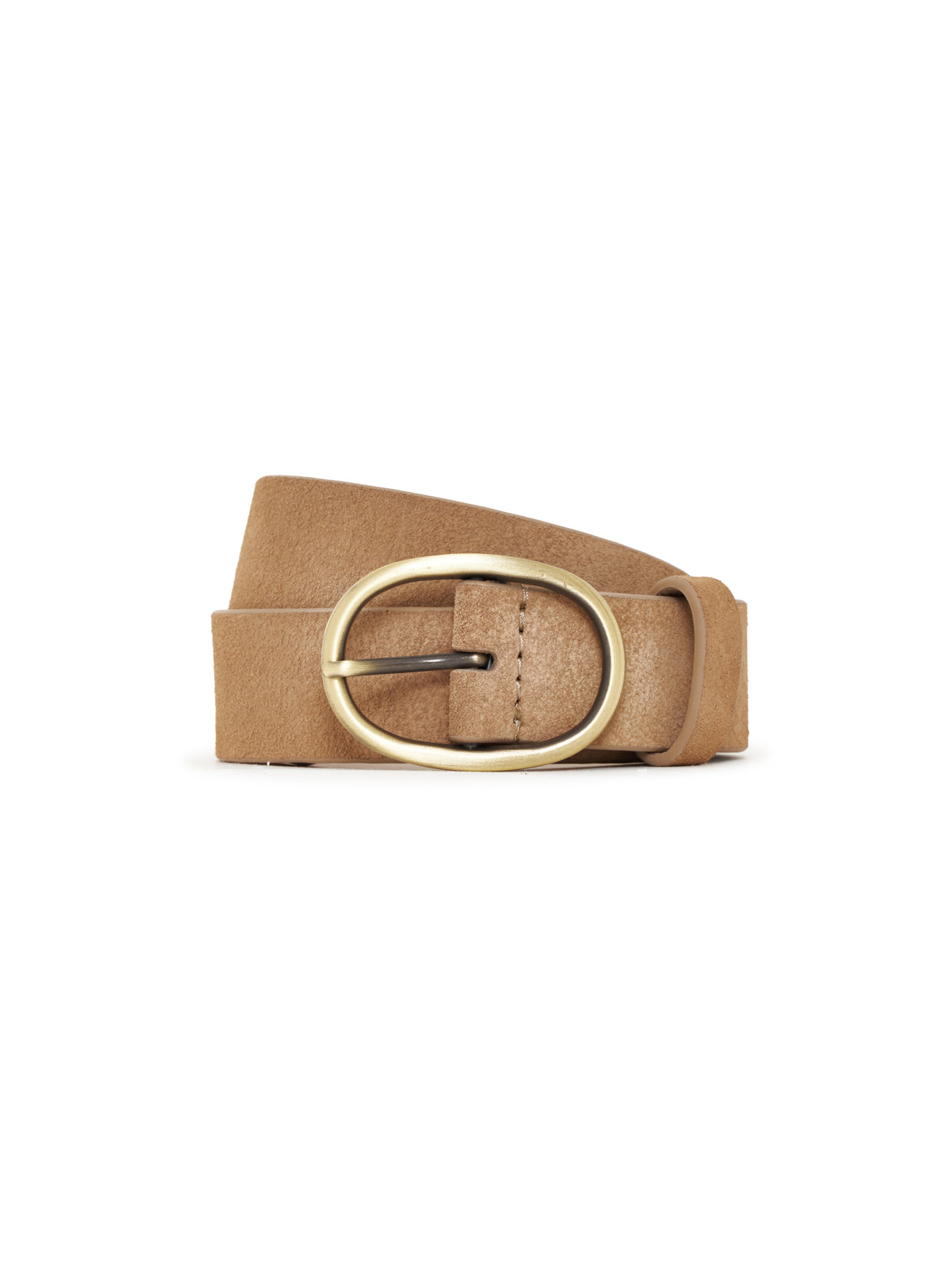 Endless Suede Belt LIGHT OAT - Sanctuary Clothing