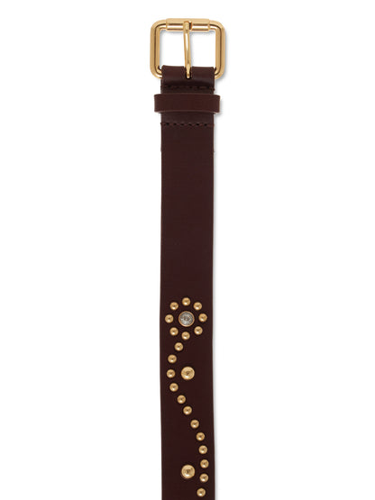 Crystal Studded Belt WHISKEY - Sanctuary Clothing