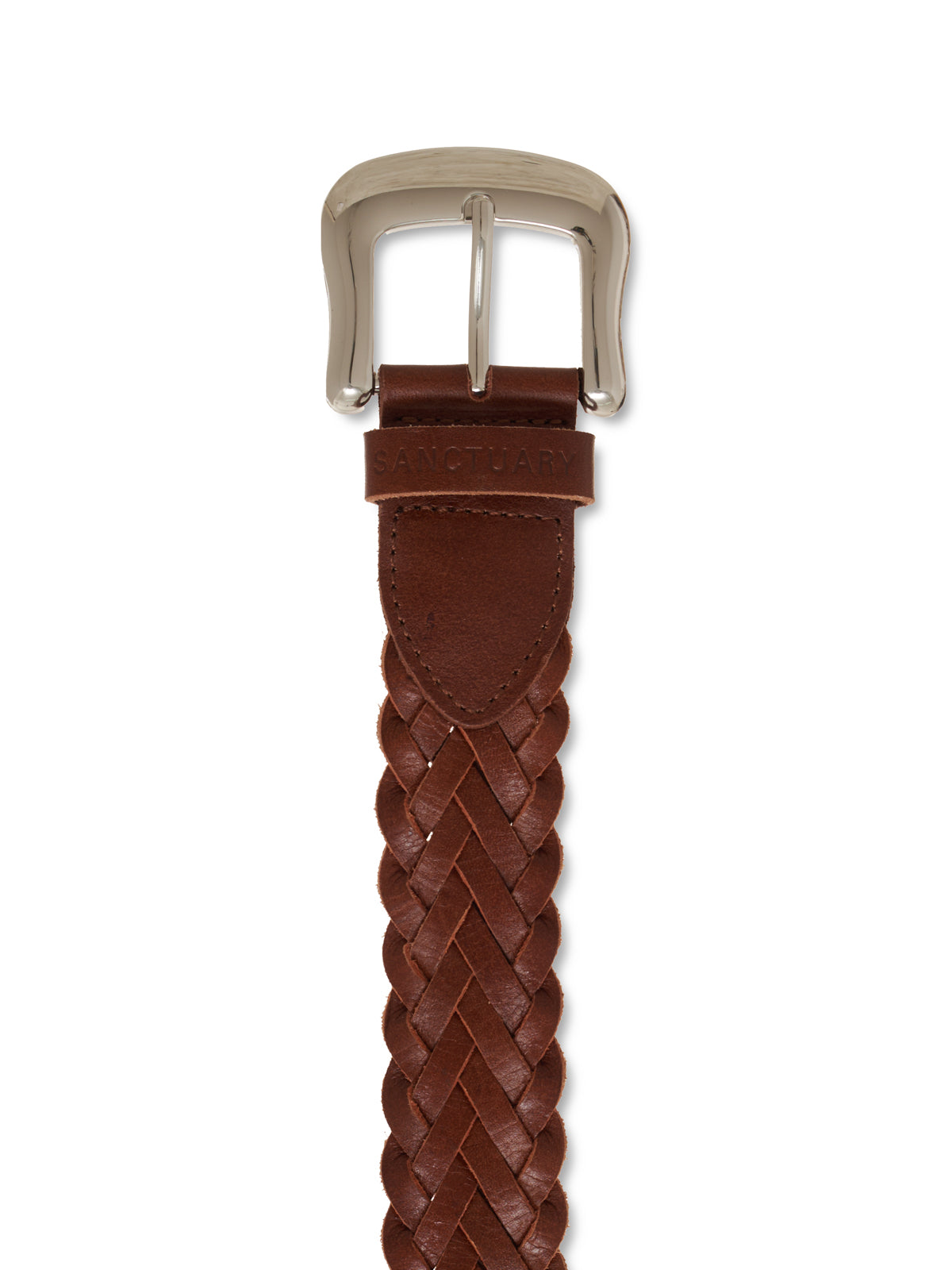 Braided Rowan Belt Black Coffee - Sanctuary Clothing