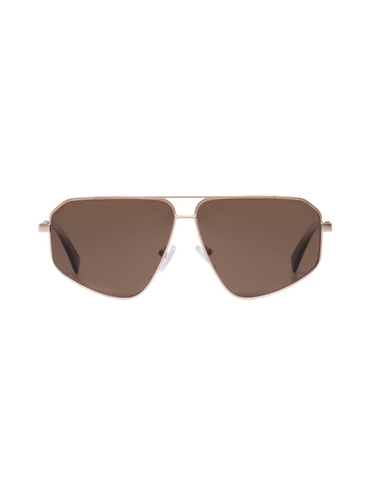 Nu Boheme Sunglasses Matte Gold/Brown Lens - Sanctuary Clothing