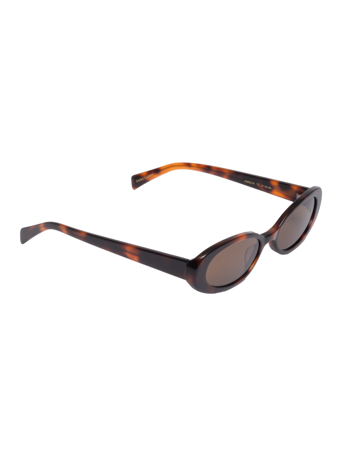Carolyn Sunglasses Tortoise/Brown Lens - Sanctuary Clothing