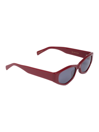 Kate Sunglasses Crimson/Grey Lens - Sanctuary Clothing