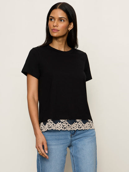 CAMI REMIX TEE BLACK - Sanctuary Clothing