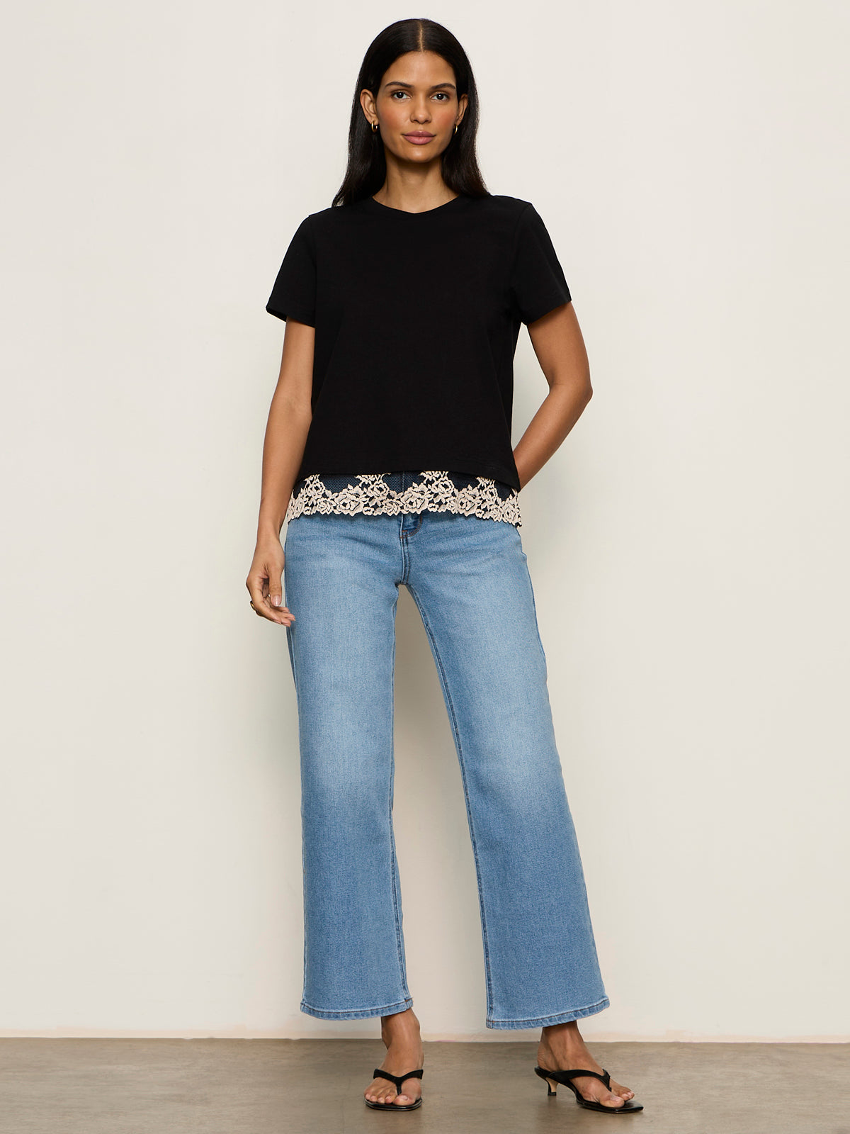 CAMI REMIX TEE BLACK - Sanctuary Clothing