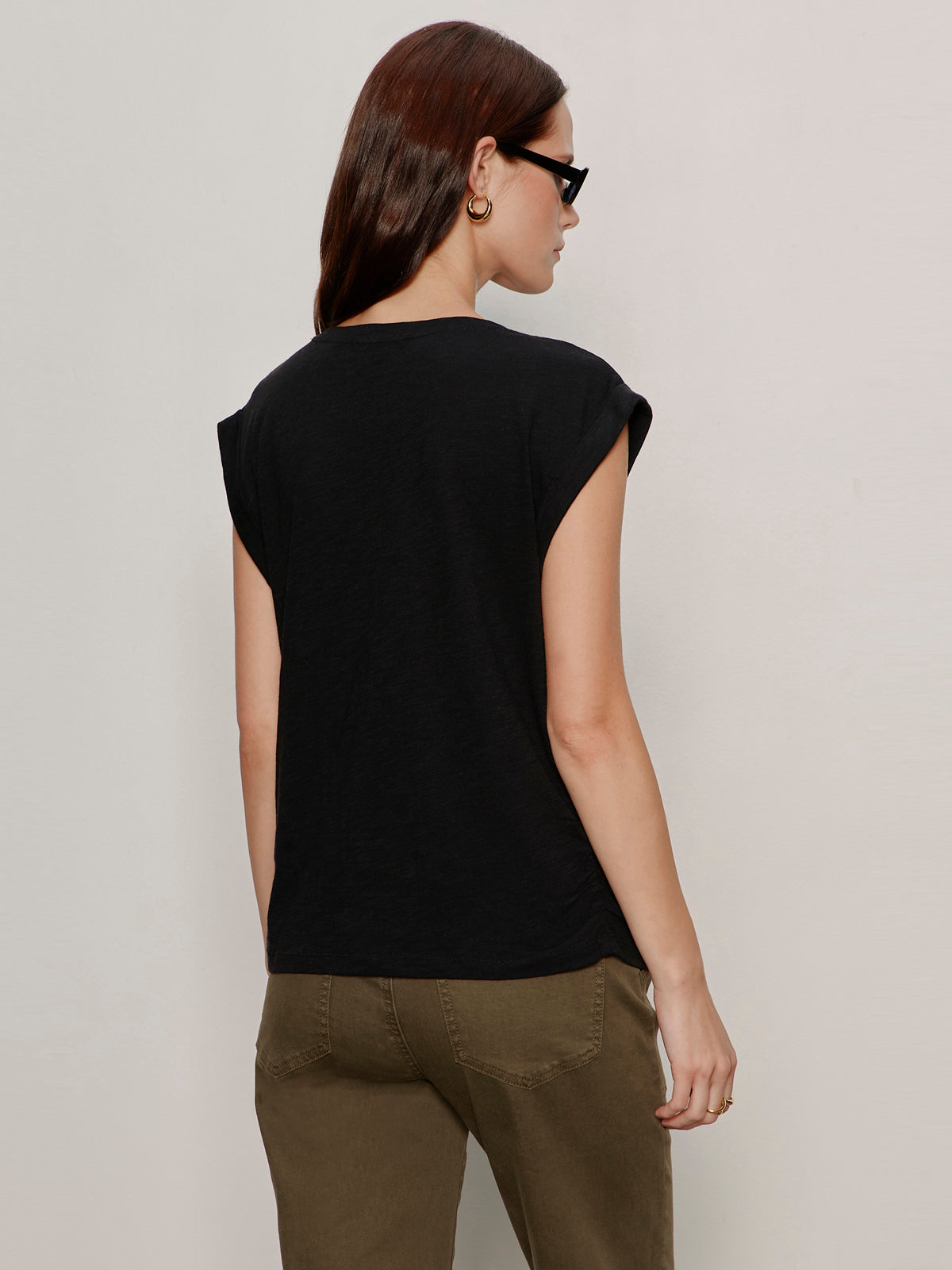 Knotted Muscle Tee Black - Sanctuary Clothing