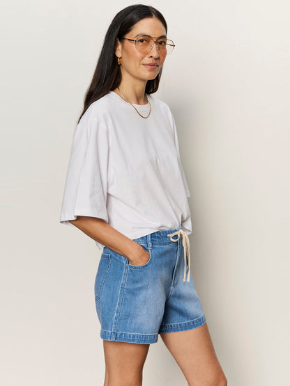 BELLE TEE WHITE - Sanctuary Clothing