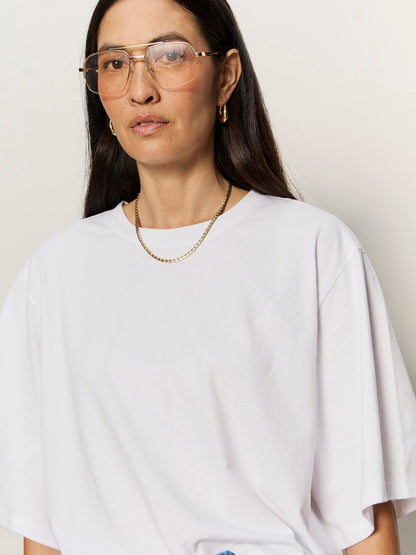 BELLE TEE WHITE - Sanctuary Clothing