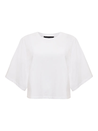 BELLE TEE WHITE - Sanctuary Clothing