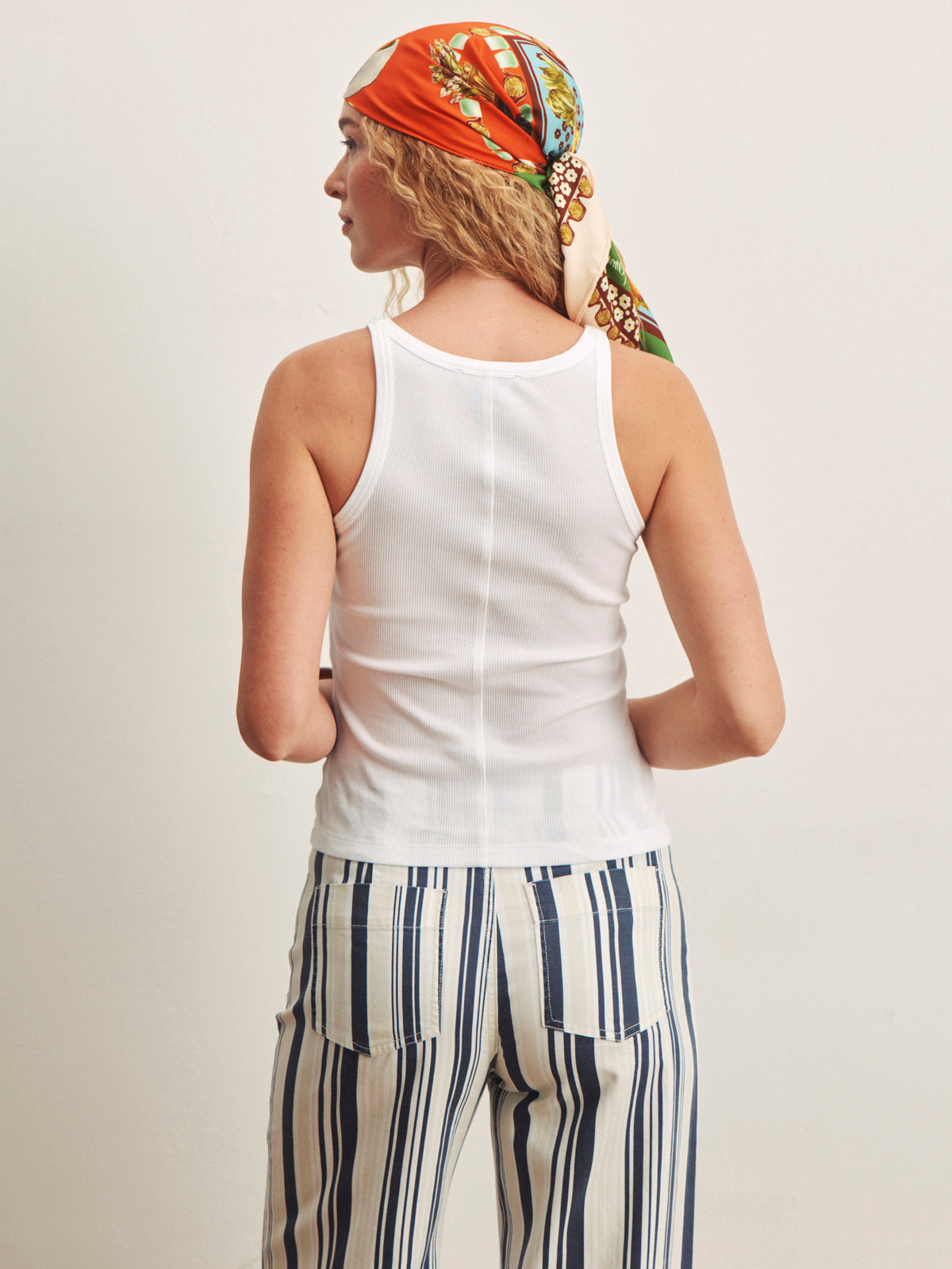 SPRINTER RIB TANK WHITE - Sanctuary Clothing