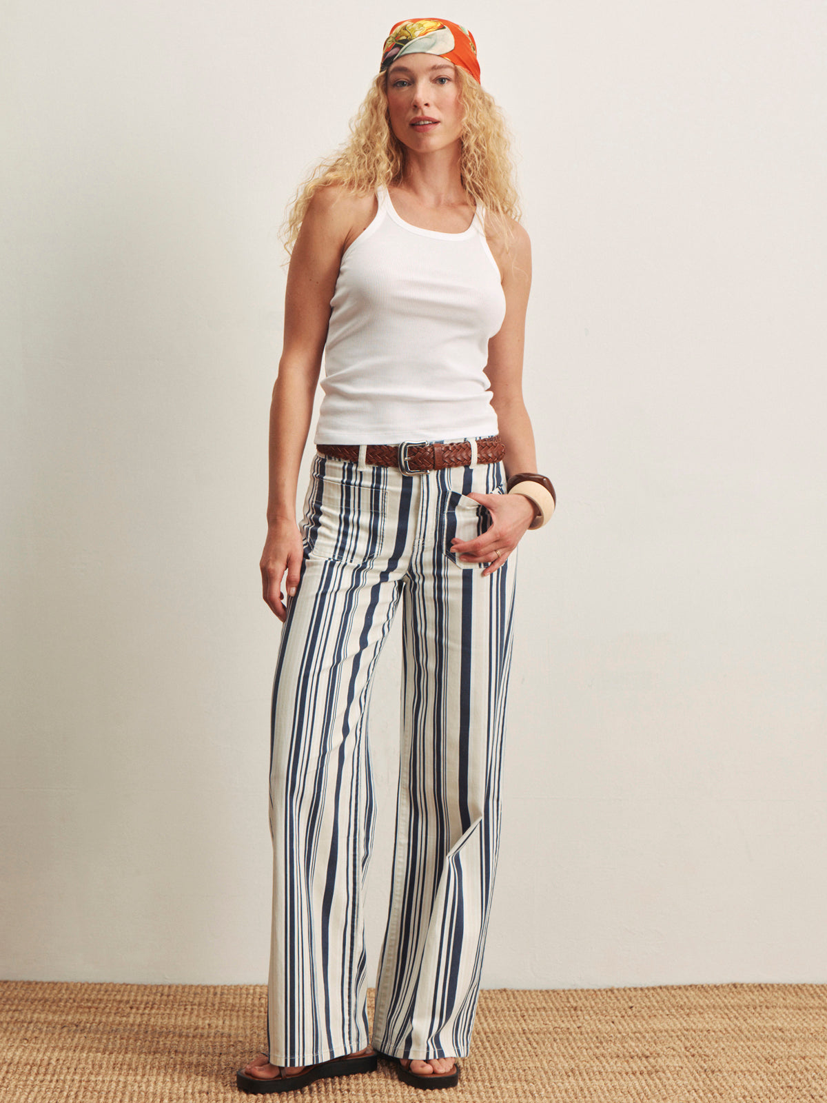SPRINTER RIB TANK WHITE - Sanctuary Clothing