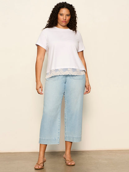 CAMI REMIX TEE WHITE - Sanctuary Clothing
