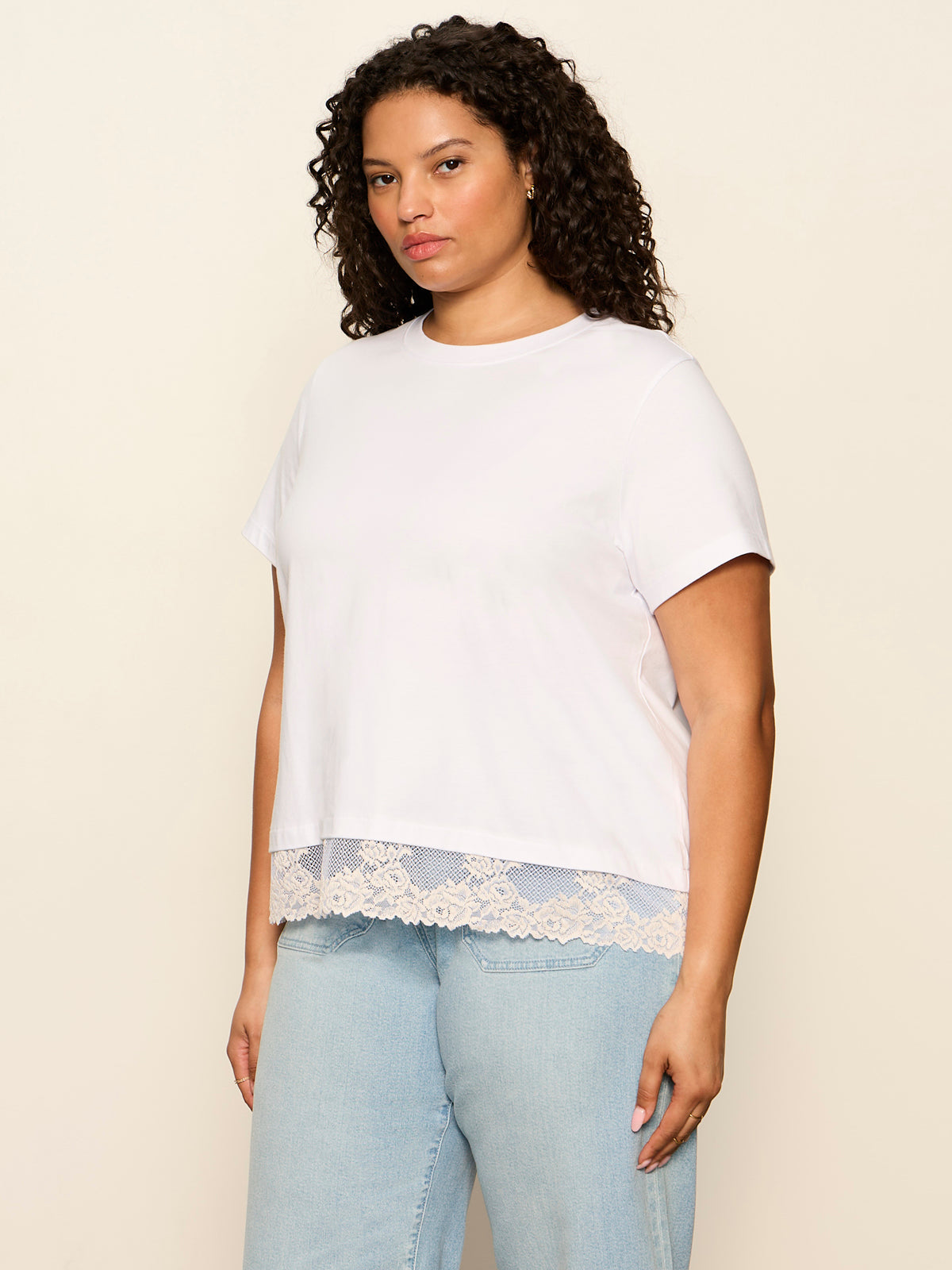 CAMI REMIX TEE WHITE - Sanctuary Clothing