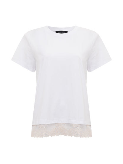 CAMI REMIX TEE WHITE - Sanctuary Clothing