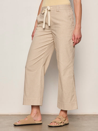 LILY CROPPED PANT LIDO STRIPE - Sanctuary Clothing