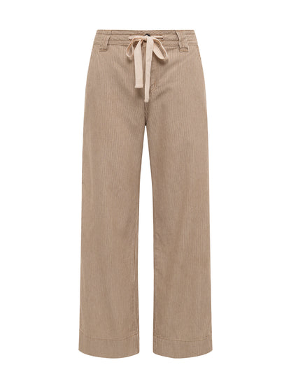 LILY CROPPED PANT LIDO STRIPE - Sanctuary Clothing