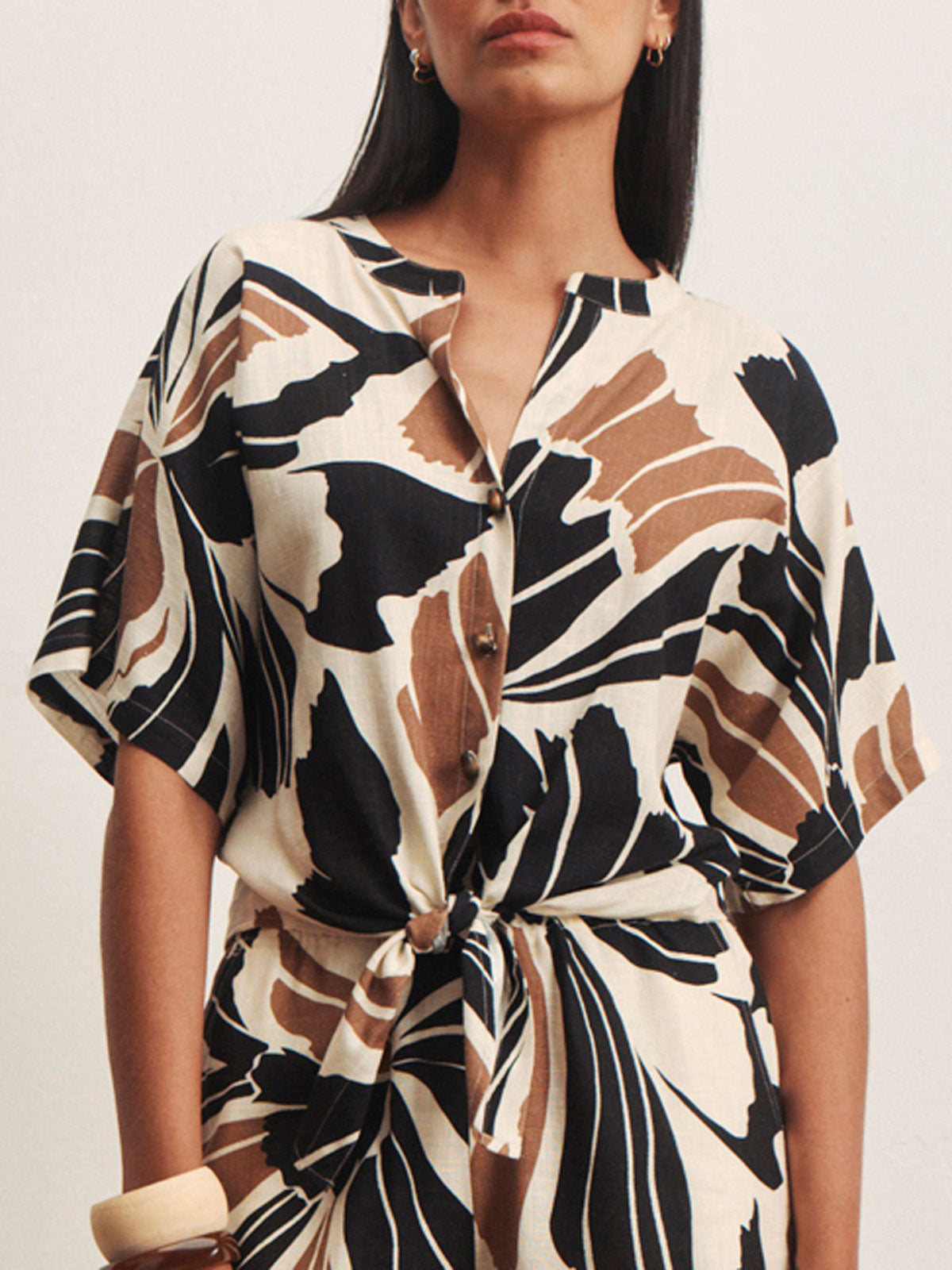 GOOD TIME TIE SHIRT LOTUS - Sanctuary Clothing
