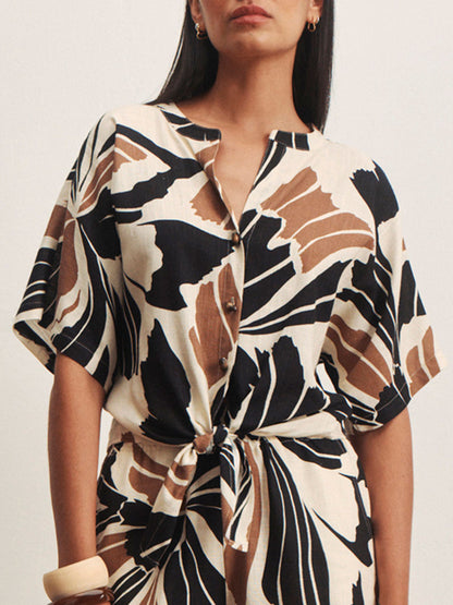 GOOD TIME TIE SHIRT LOTUS - Sanctuary Clothing