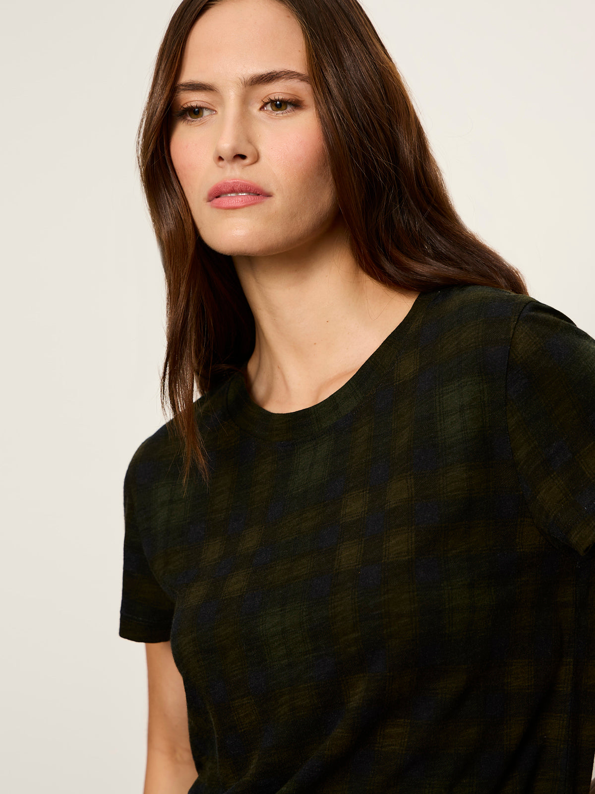 The Perfect Tee Forest Plaid - Sanctuary Clothing
