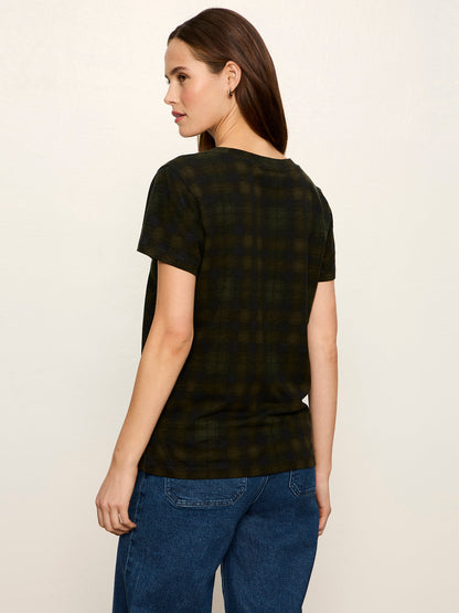 The Perfect Tee Forest Plaid - Sanctuary Clothing