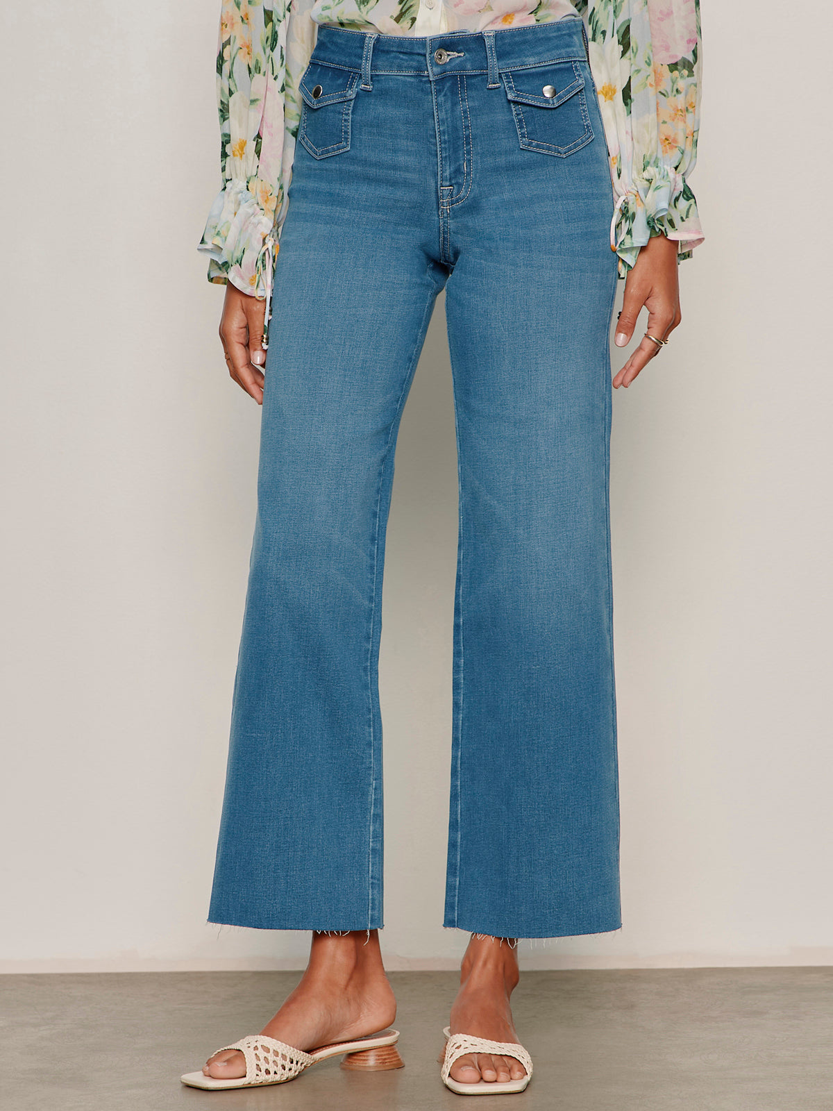 Skipper Crop Jean Blue Aura - Sanctuary Clothing