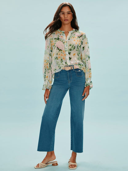 Skipper Crop Jean Blue Aura - Sanctuary Clothing