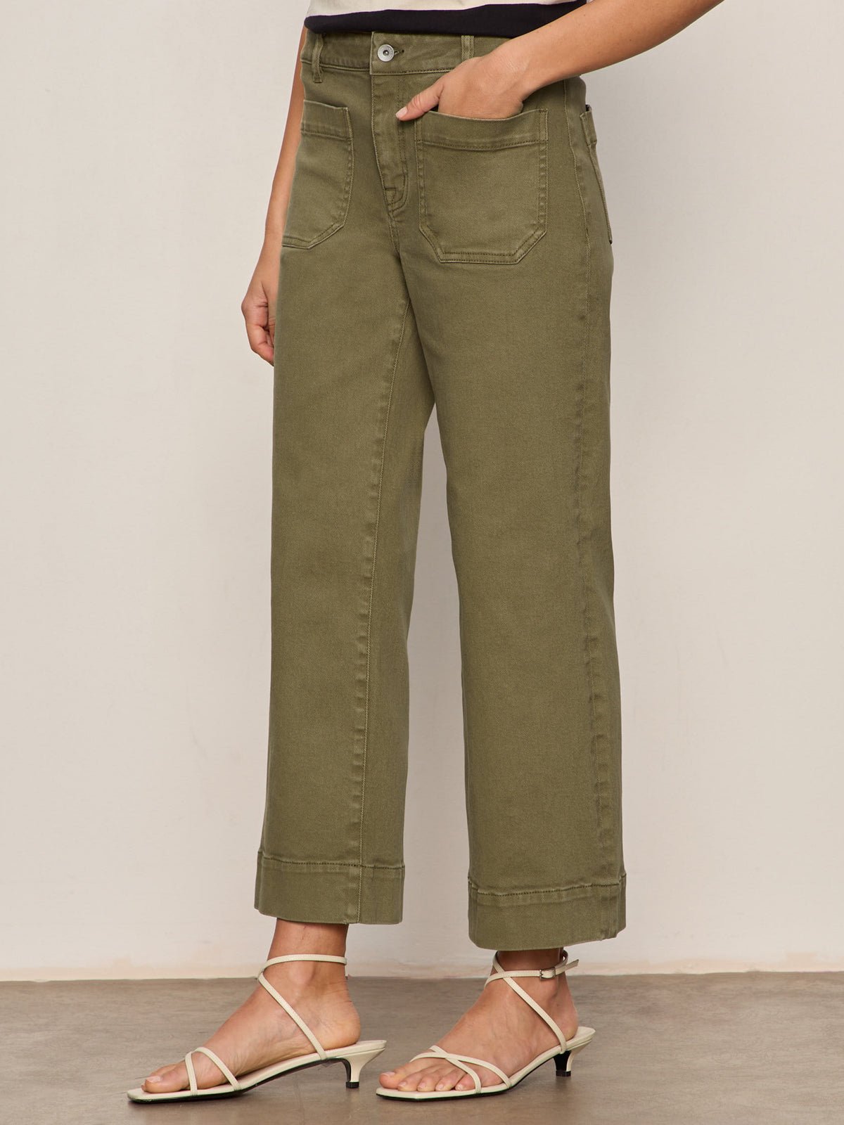 The Marine Jean Covert Green - Sanctuary Clothing