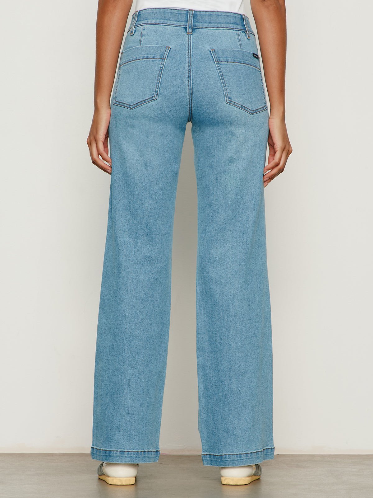 Sculpted Insider Wide Leg Jean Keep Up - Sanctuary Clothing