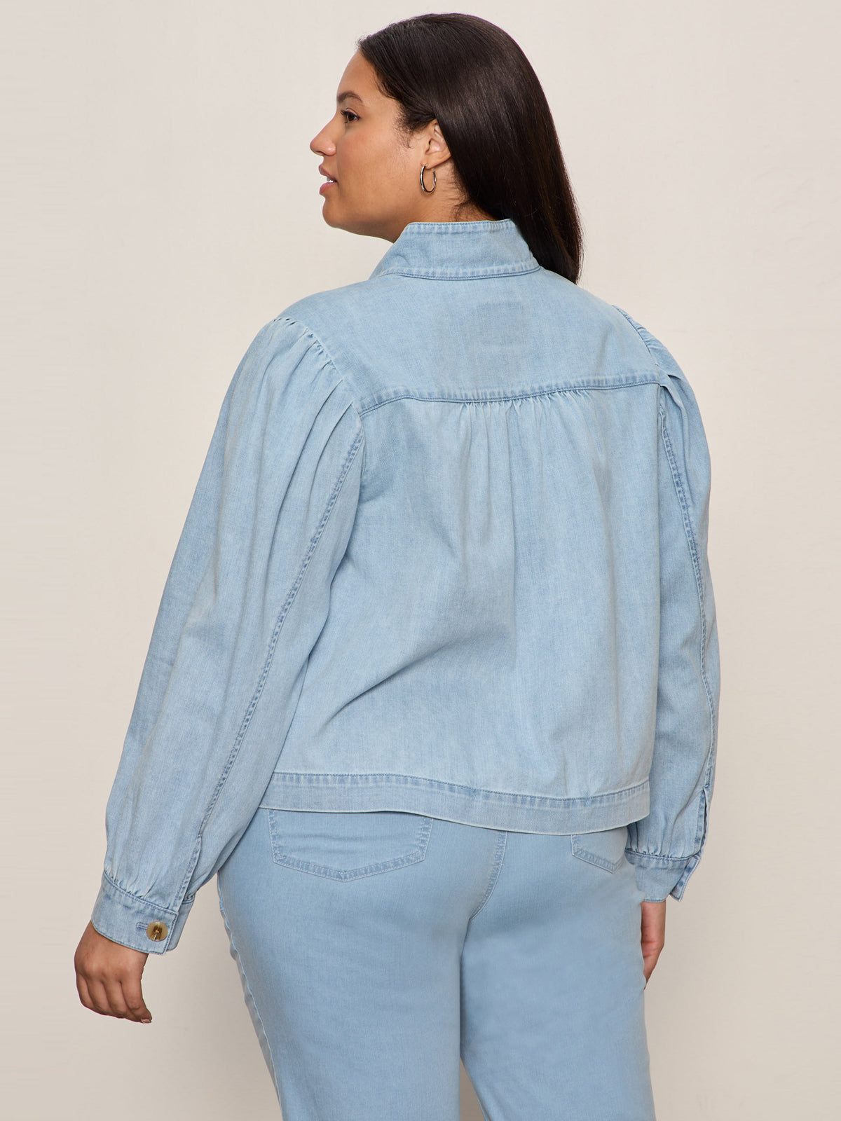 Charlotte Denim Jacket Whisper Extended Sizing - Sanctuary Clothing