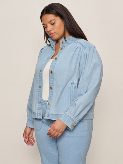 Charlotte Denim Jacket Whisper Extended Sizing - Sanctuary Clothing
