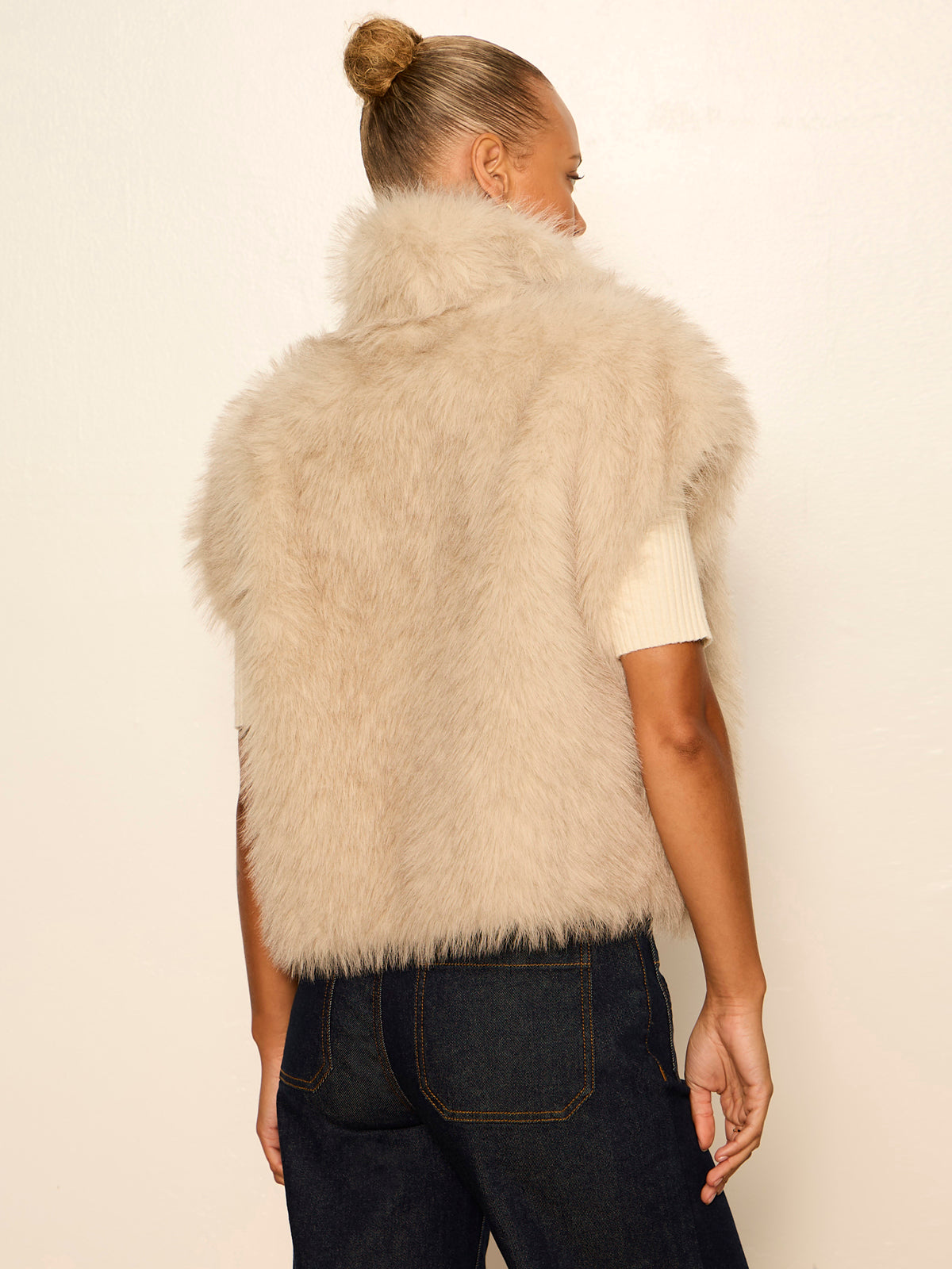 Silky Fur Vest Arctic Hare - Sanctuary Clothing
