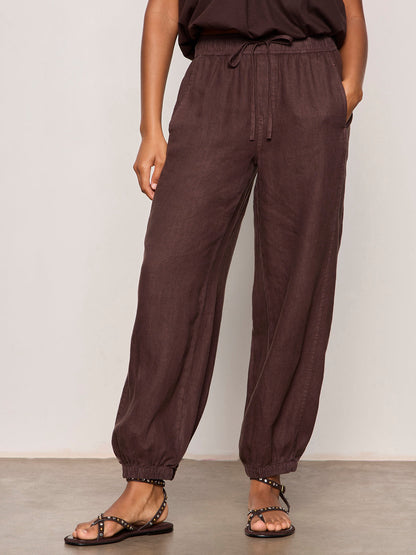 MELODY MICRO LINEN BALLOON RICH SOIL - Sanctuary Clothing