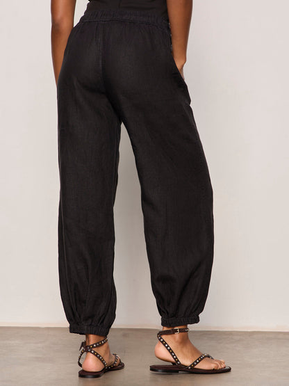 MELODY MICRO LINEN BALLOON BLACK - Sanctuary Clothing