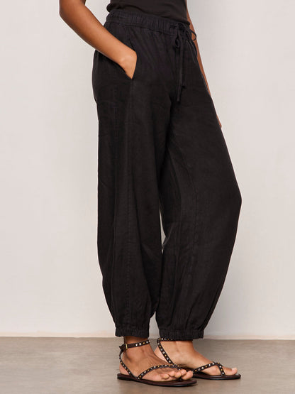 MELODY MICRO LINEN BALLOON BLACK - Sanctuary Clothing