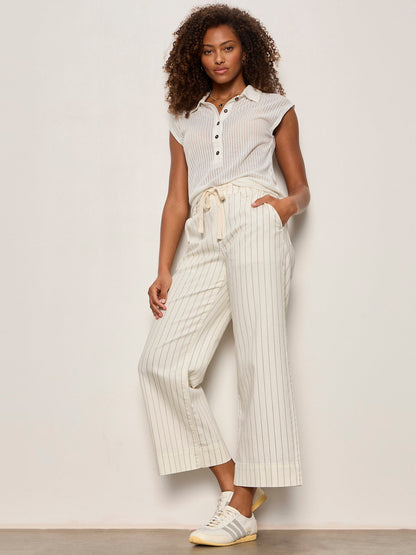 LILY CROPPED PANT SETTING SUN STRIPE - Sanctuary Clothing