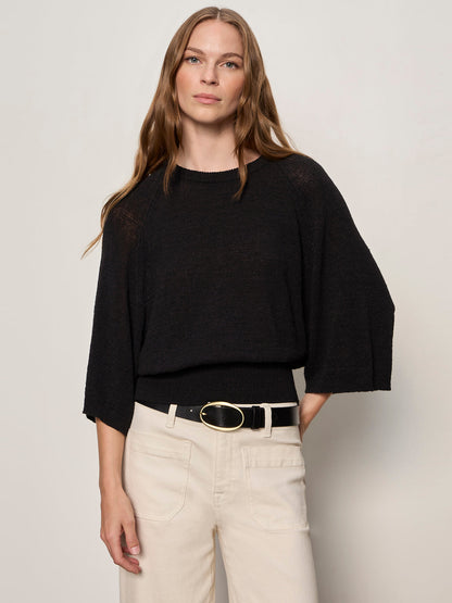ABOUT US RELAXED PULLOVER BLACK - Sanctuary Clothing
