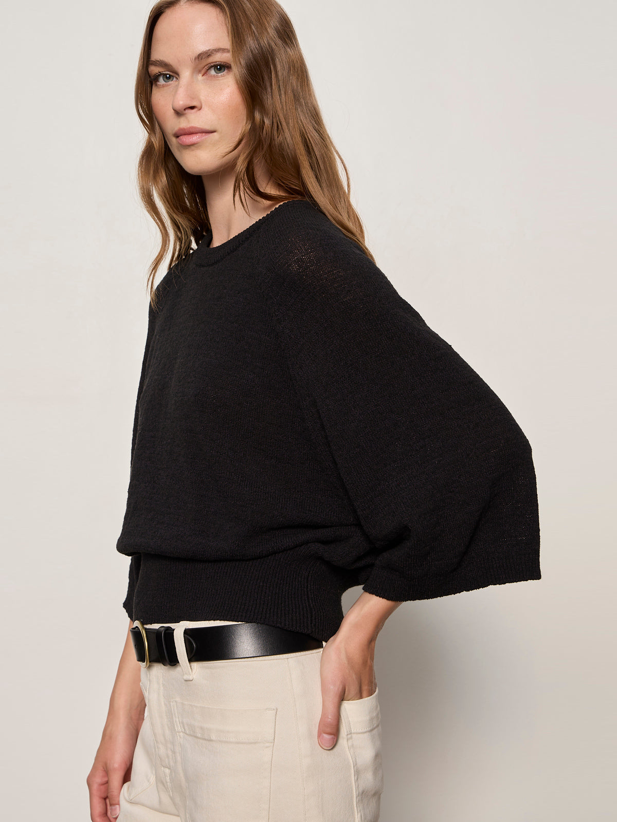 ABOUT US RELAXED PULLOVER BLACK - Sanctuary Clothing