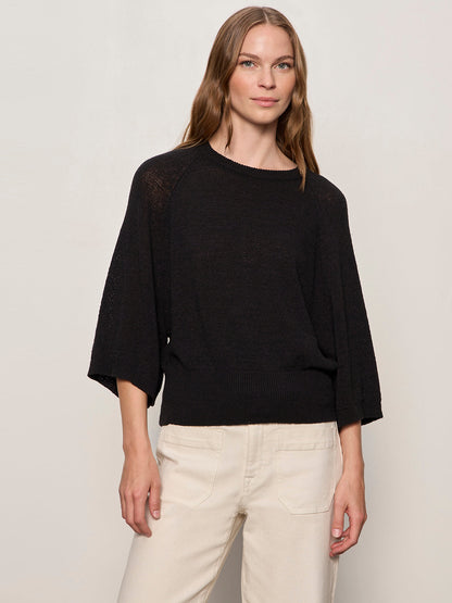 ABOUT US RELAXED PULLOVER BLACK - Sanctuary Clothing