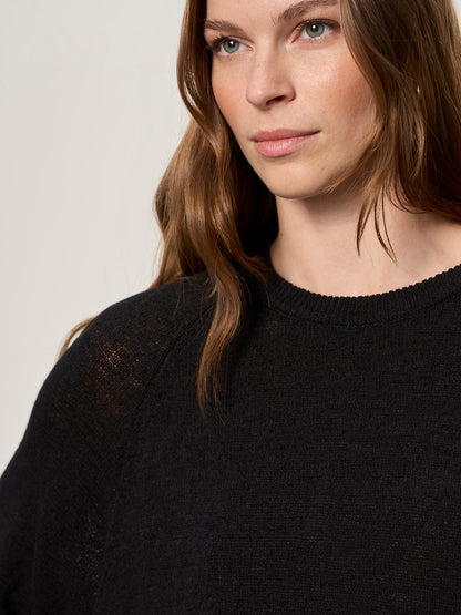 ABOUT US RELAXED PULLOVER BLACK - Sanctuary Clothing