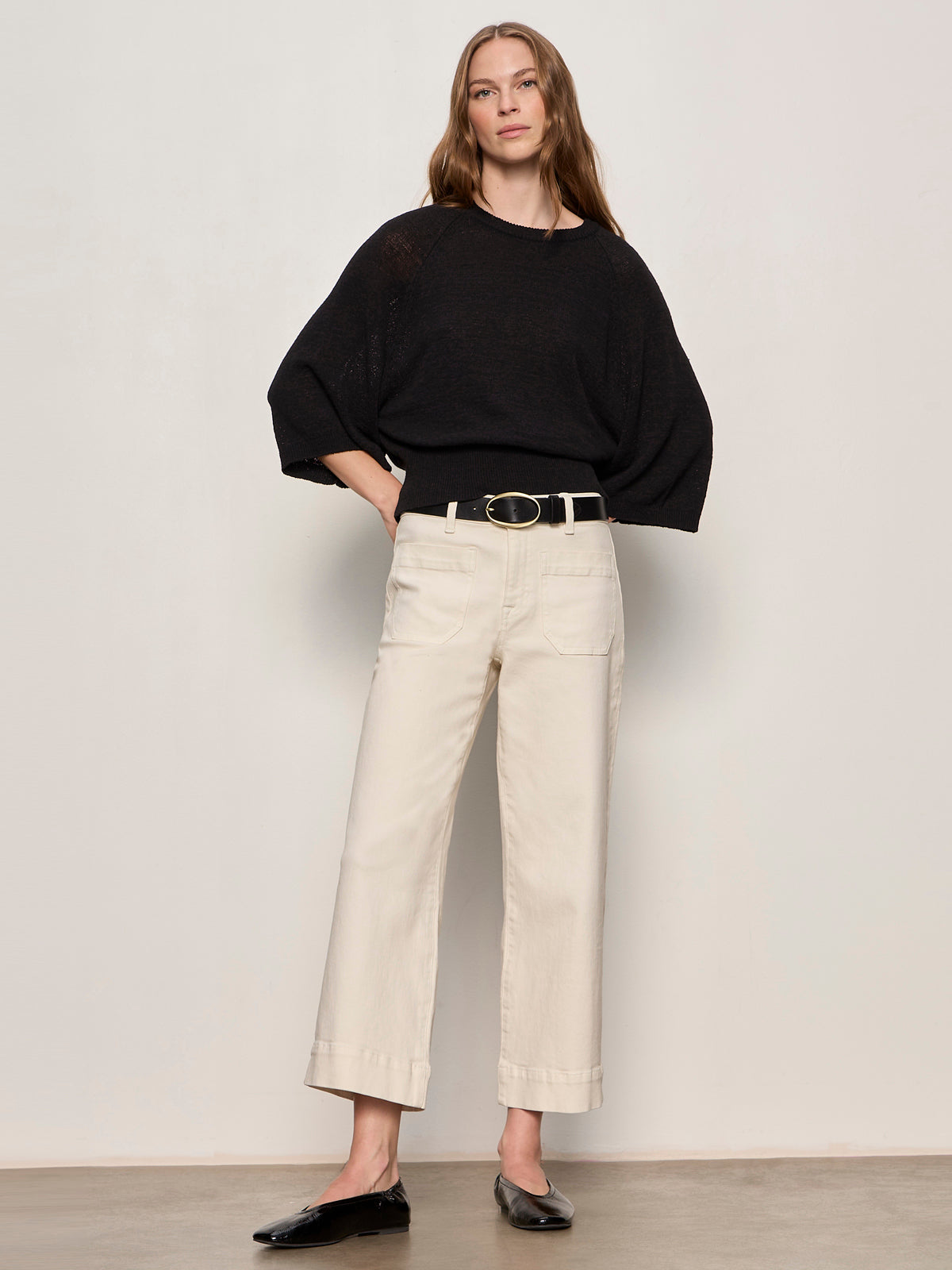 ABOUT US RELAXED PULLOVER BLACK - Sanctuary Clothing